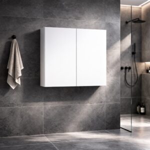 Badschrank_Doppeltür_Weiss