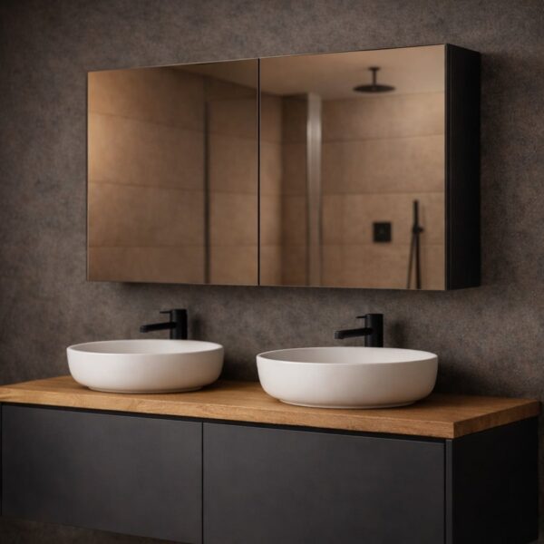 Spiegelschrank_Bronze_Spiegelfarbe
