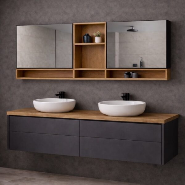 Spiegelschrank_Mittiges_Unteres_Offenes_Regal