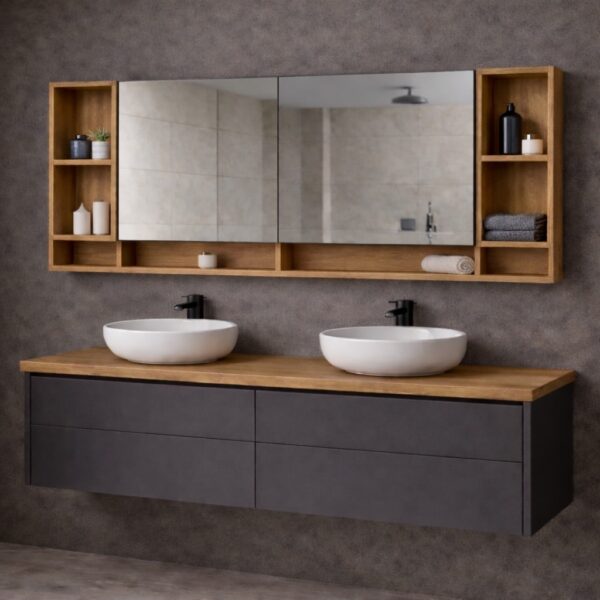 Spiegelschrank_Seitliches_Unteres_Offenes_Regal