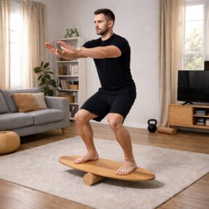 Balance-Board-Massivholz-25Cm-Stark