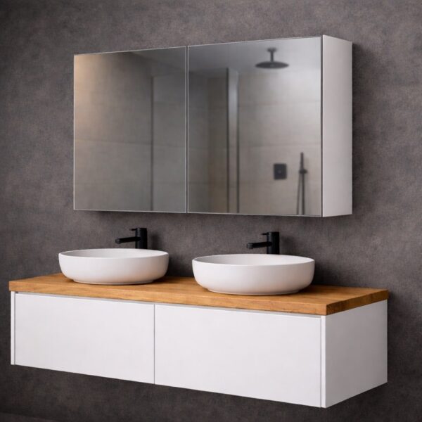 Weißer_Spiegelschrank_Badezimmer_Modern