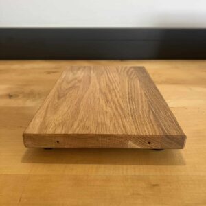 Unikat: Gleitbrett Sondermaß 37 x 23 cm – Rollbrett aus Eiche (11)