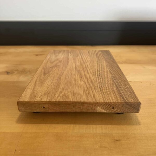 Unikat: Gleitbrett Sondermaß 37 x 23 cm – Rollbrett aus Eiche (11)