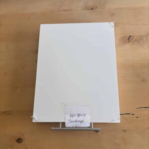 Unikat: Gleitbrett Sondermaß 46 x 35 cm – Rollbrett weiß matt (19)