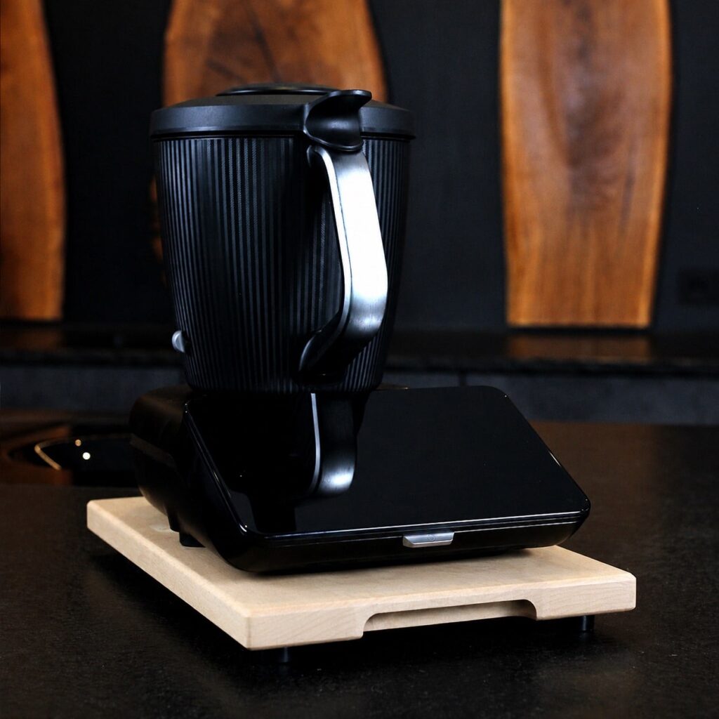 Gleitbrett für den Thermomix – Rollbrett aus Holz 16 Tm7 Gleitbrett Ahorn