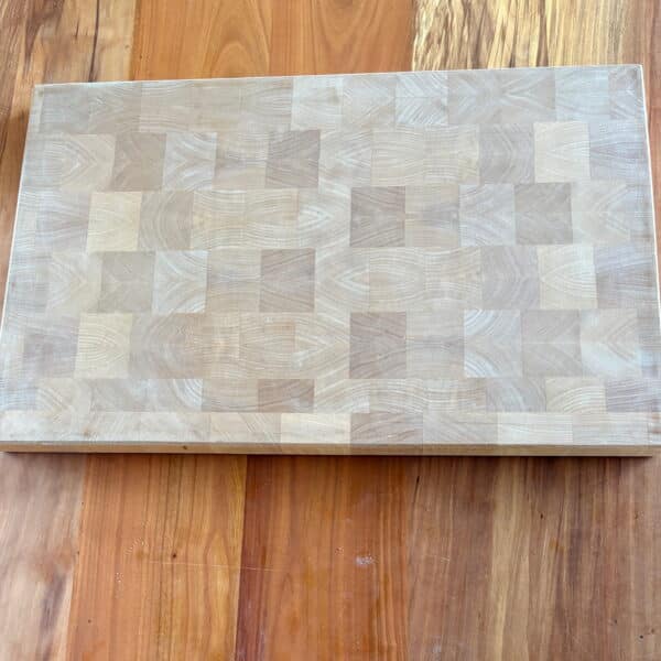 Unikat großes Stirnholz Schneidebrett 58 x 39,5 cm
